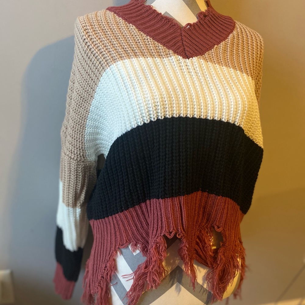 Colorblock sweater - Picture 2 of 2
